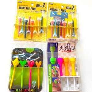 Golf tee set of 4 packages